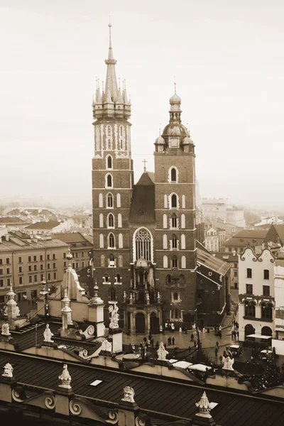 Igreja de Santa Maria em Cracóvia — Fotografia de Stock