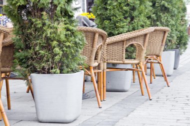 kasaba pazarında Café