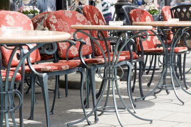 kasaba pazarında Café