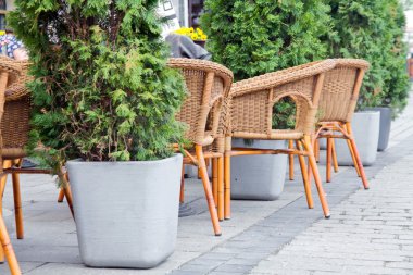 kasaba pazarında Café