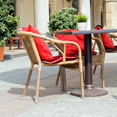 kasaba pazarında Café