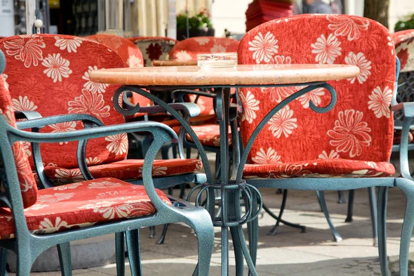 Café in stad markt — Stockfoto