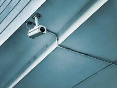 CCTV kamera güvenlik sistemi üzerinde ofis binası