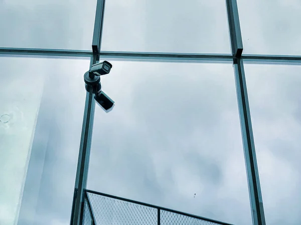 Cctv Camera Security System Office Building — Stock Photo, Image