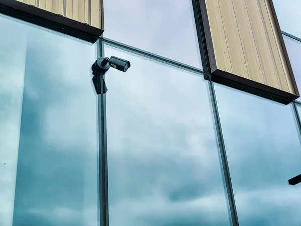 Cctv Camera Security System Office Building — Stock Photo, Image