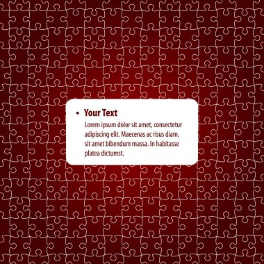 puzzle parçaları vektör tasarımı