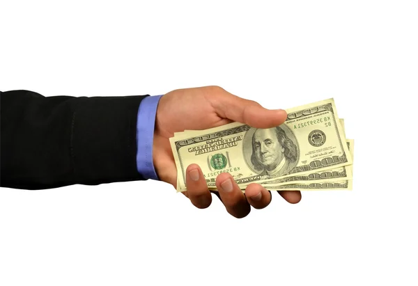 Money in hand — Stock Photo, Image