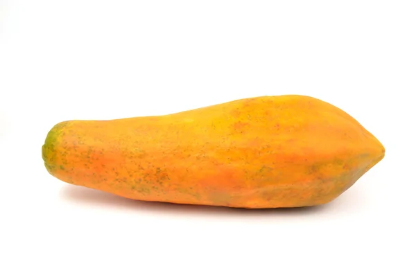 Papaya isolert – stockfoto