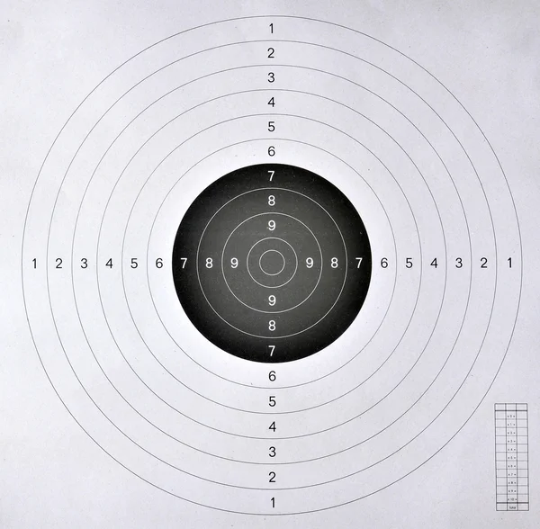 Blank target for shooting competition — Stock Photo, Image