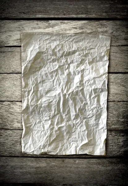 Stary zmięty papier — Zdjęcie stockowe