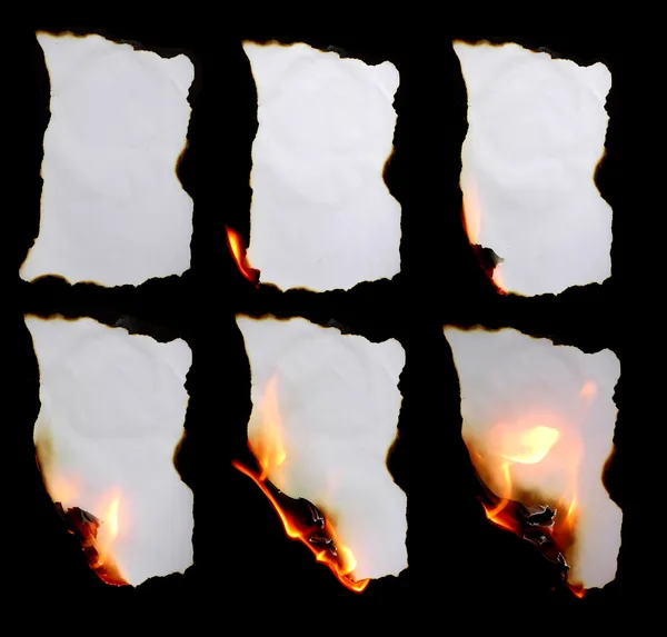 Papel quemado Imagen de archivo