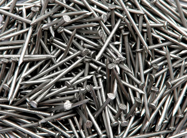 Metal nail background — Stock Photo, Image