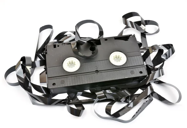 Старий vs відеокасета — стокове фото