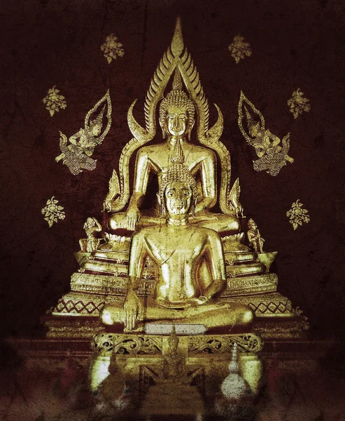 Buddha-Statue im thailändischen Tempel — Stockfoto