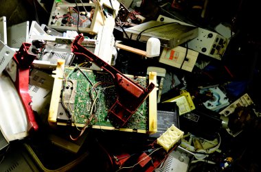 plastic and electric waste