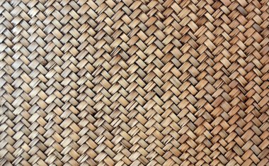 Bambu örgü dokusuna
