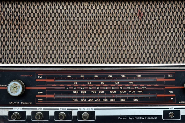 Mostrador de rádio vintage — Fotografia de Stock