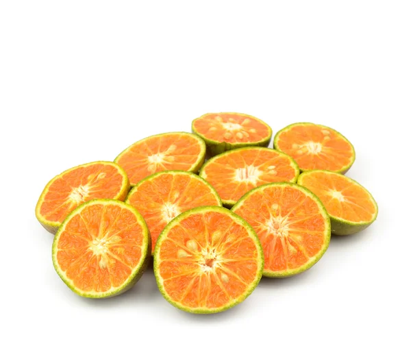 Slice of orange isolated — Stock Photo, Image