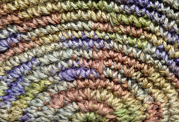 カラフルな糸の織り方 — ストック写真
