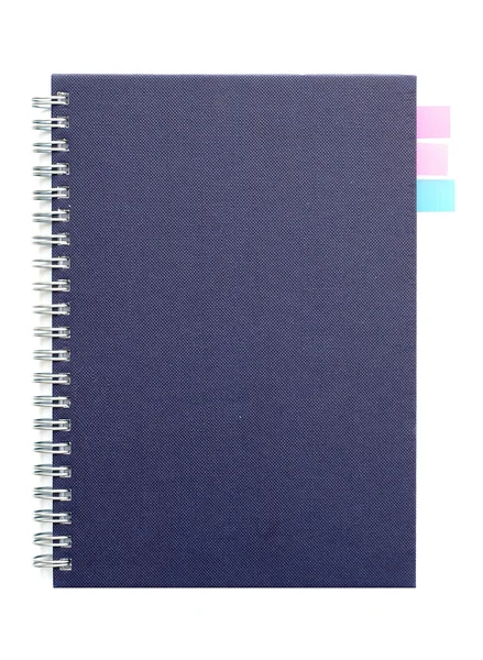 Cuaderno en blanco sobre fondo blanco —  Fotos de Stock