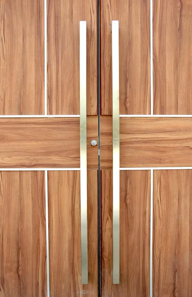 Дерев'яна двері — стокове фото