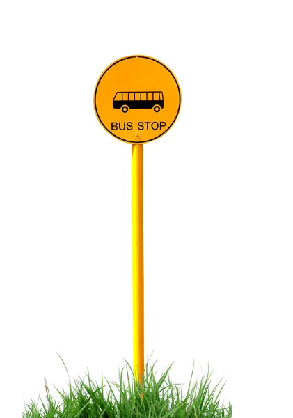 Bus stop sign — Stock Photo, Image