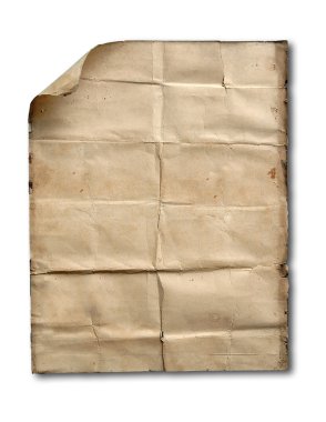 eski kağıt izole