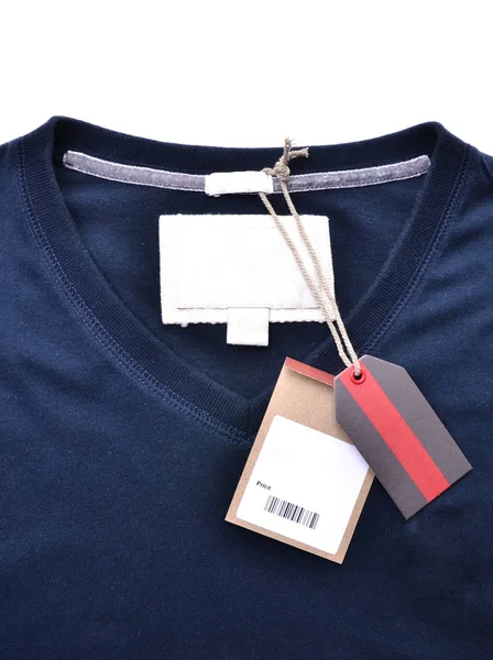 Shirt with price tag — Stock Photo, Image