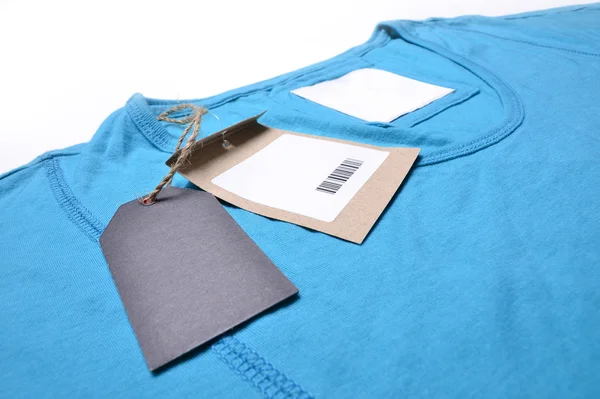 Shirt with price tag — Stock Photo, Image