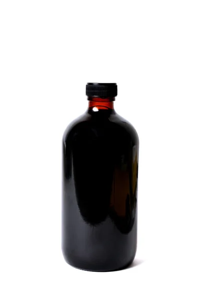 Černá láhev — Stock fotografie