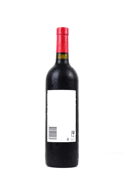 Garrafa de vinho isolado — Fotografia de Stock