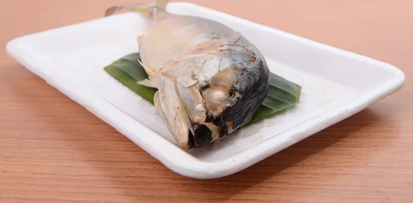Steamed mackerel — Stock Photo, Image