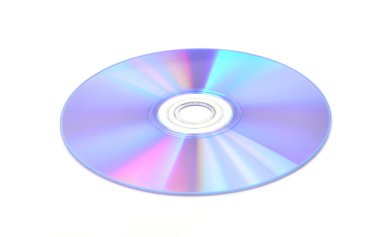 Beyaz arka planda CD