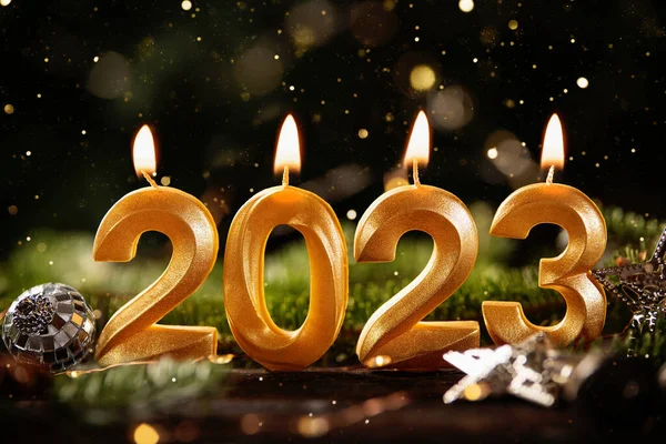 Latar belakang liburan Selamat Tahun Baru 2023. — Stok Foto