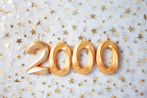 2000 followers card. Template for social networks, blogs. Festive Background Social media celebration banner. —  Fotos de Stock
