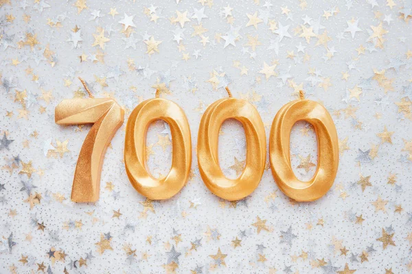 7000 Kartu Pengikut Templat Untuk Jaringan Sosial Blog Panji Perayaan — Stok Foto
