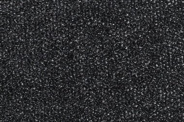 Plastik bant içeren koyu kumaş. Üstten Görünüm