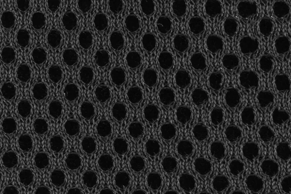 Gray fiber with black holes seen from close up. Top view