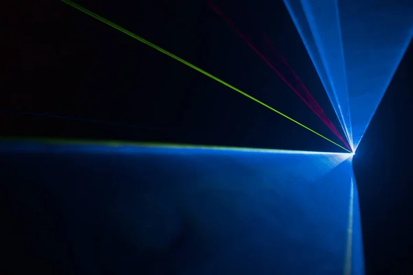 Дискотека Лазерного Світлового Шоу Показано Одного Боку — стокове фото