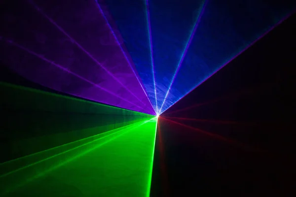 Laser Multicolor Del Disco Visto Frente —  Fotos de Stock