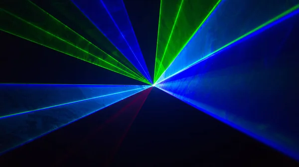 Multicolor Płyty Laser Okrągłym Kształcie Widok Przodu — Zdjęcie stockowe
