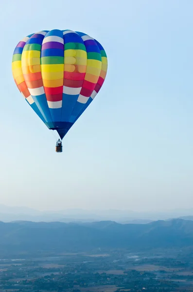 In de hete luchtballon — Stockfoto