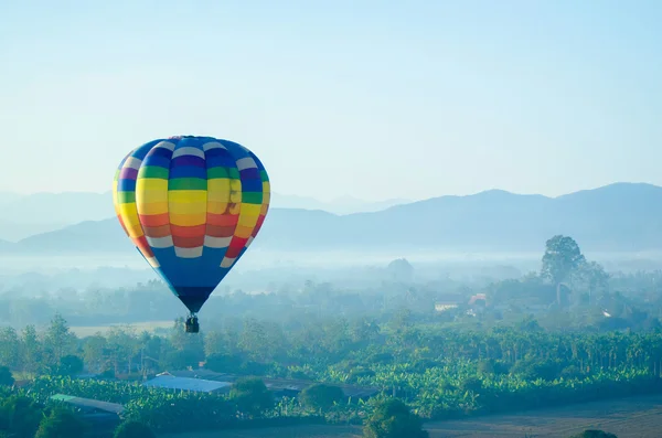 In de hete luchtballon — Stockfoto