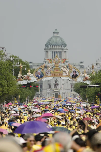 Celebration birthday of King Thailand — Stock Photo, Image