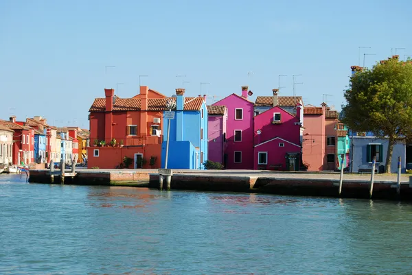 Huizen van laguna - Venetië - Italië 463 — Stockfoto