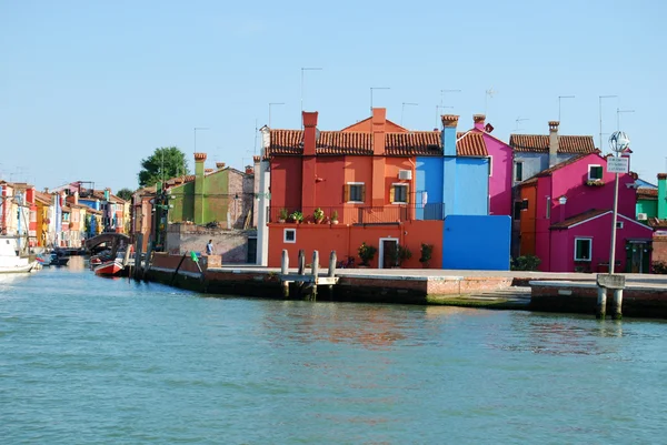 Huizen van laguna - Venetië - Italië 465 — Stockfoto