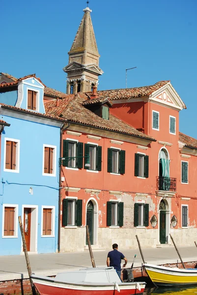 Bostäder av laguna - Venedig - Italien 376 — Stockfoto