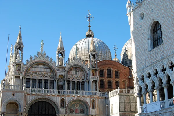 Vykort från piazza san marco - Venedig - Italien 423 — Stockfoto