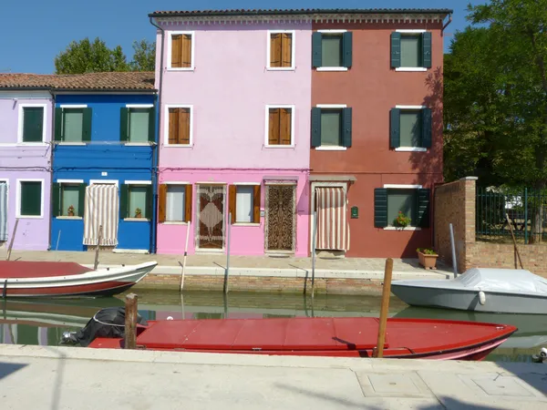 Livet i lagunen - burano - Italien - 656 — Stockfoto