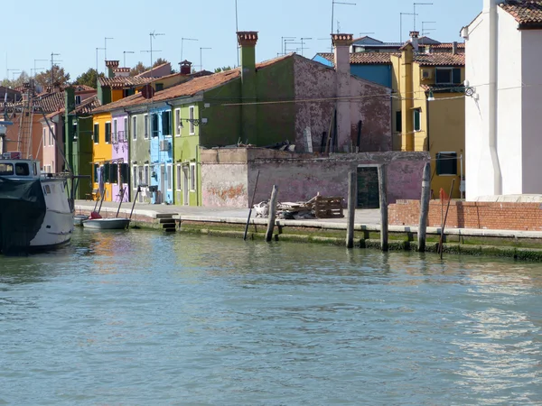 Leben in der Lagune - burano - italien - 615 — Stockfoto